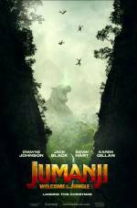 Cartaz oficial do filme Jumanji: Bem-Vindo à Selva