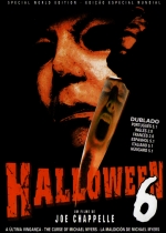 Cartaz oficial do filme Halloween 6 - A Última Vingança
