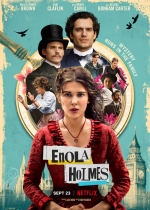 Cartaz oficial do filme Enola Holmes
