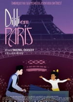 Cartaz oficial do filme Dilili em Paris