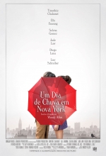 Cartaz oficial do filme Um dia de Chuva em Nova York