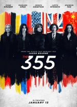 Cartaz oficial do filme As Agentes 355