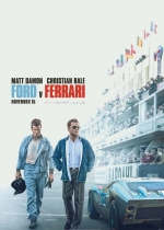 Cartaz oficial do filme Ford vs Ferrari