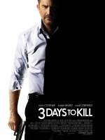 Cartaz oficial do filme 3 Dias para Matar 