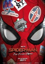 Cartaz oficial do filme Homem-Aranha: Longe de Casa